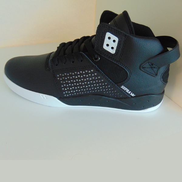 Supra Skytop III Black White Hi Top - OrangeZone