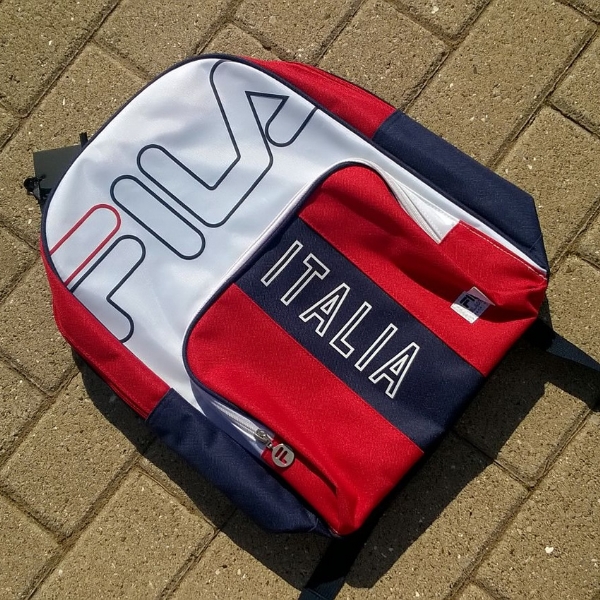 Fila Black Line Antoni Small Backpack peacoat OrangeZone