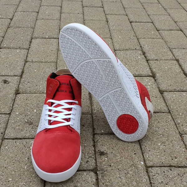 Supra Skytop III Red-White Speckle - OrangeZone