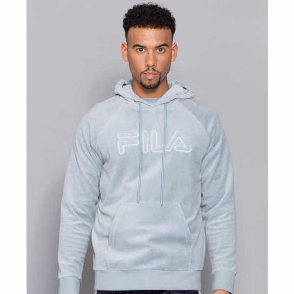 Light blue fila deals hoodie