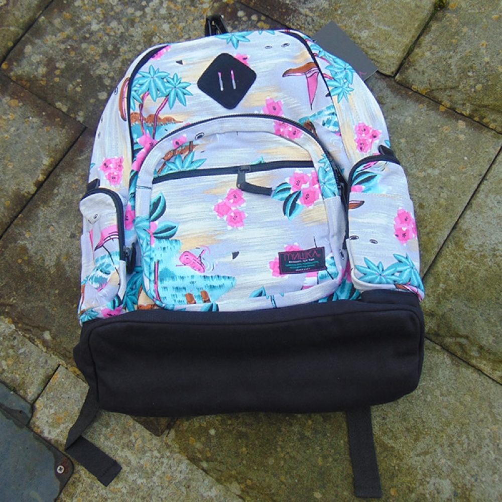 Mishka Maui Wowie White backpack