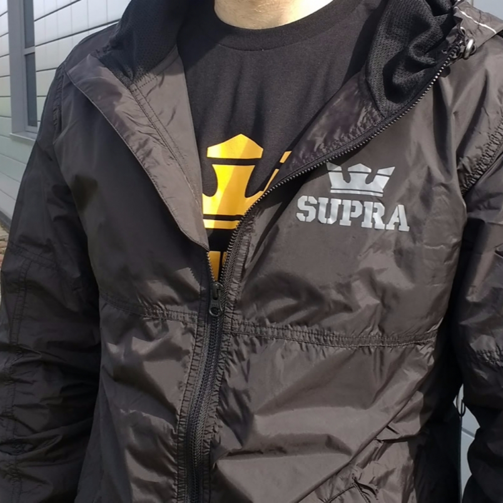 OrangeZone | Supra Dash Hooded Jacket Black