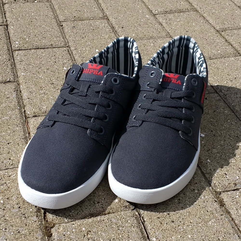 Supra Stacks II Dark Grey-white