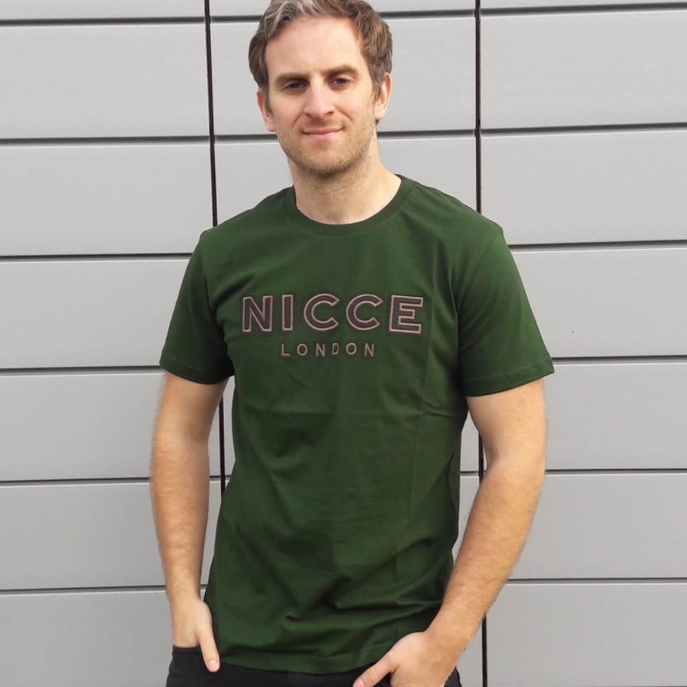 Nicce Signature Tee Shirt Green
