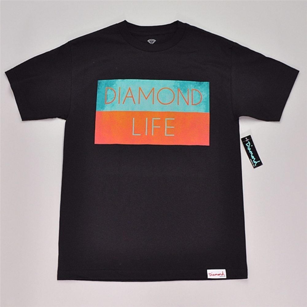 Diamond Supply Co. Diamond Life Flag Tee Shirt