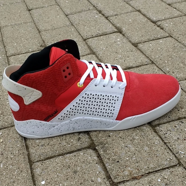 Supra Skytop III Red-White Speckle - OrangeZone