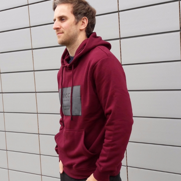 Nicce burgundy hoodie online