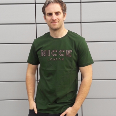 Nicce Signature Tee Shirt Green